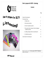How to prerpare for IELTS listening