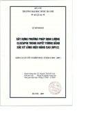 Xây dựng phương pháp định lượng clozapin trong huyết tương bằng sắc ký lỏng hiệu năng cao (HPLC)