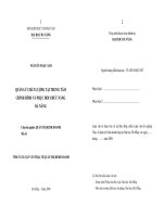 Quản lý chất lượng tại trung tâm chỉnh hình và phục hồi chức năng đà nẵng