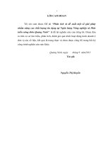 Phân tích và đề xuất một số giải pháp nhằm nâng cao chất lượng tín dụng tại Ngân hàng Nông nghiệp và Phát triển nông thôn Quảng Ninh