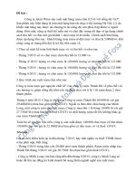 CHỨNG CHỈ HÀNH NGHỀ đại lý THUẾ 2015   bài tập, bài GIẢI CHUYÊN đề THUẾ TTĐB