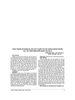 THỰC TRẠNG sử DỤNG 20 LOÀI cây THUỐC có tác DỤNG KHÁNG KHUẨN ại 7 xã VÙNG đệm vườn QUỐC GIA BA vì