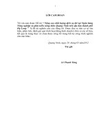 Nâng cao chất lượng dịch vụ thẻ tại Ngân hàng Nông nghiệp và phát triển nông thôn Quảng Ninh trên địa bàn thành phố Hạ Long