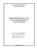 Sổ công tác quản lý trường học