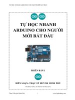 Tự học nhanh arduino cho người mới bắt đầu