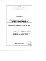 Đánh giá khả năng sống sót của lactobacillus acidophylus trong một số chế phẩm probiotic có trên thị trường