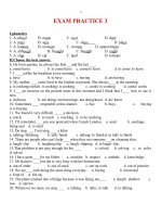 EXAM PRACTICE   đề THI THỰC HÀNH TIẾNG ANH 