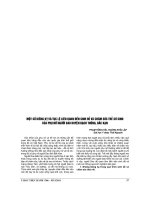 MỘT số KIÊNG kỵ và tục lệ LIÊN QUAN đến SINH đẻ và CHĂM sóc TRẺ sơ SINH của PHỤ nữ NGƯỜI DAO HUYỆN BẠCH THÔNG, bắc kạn