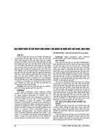 ĐẶC điểm PHÂN tử của VIRÚT cúm a h5n1 lưu HÀNH tại MIỀN bắc VIỆT NAM, 2003 2008