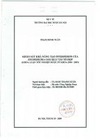 Khảo sát khả năng tạo interferon của escherichia coli BL21 tái tổ hợp