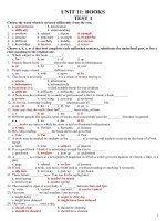 Bài tập tiếng anh lớp 12 HKII (with key) 