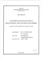 So sánh phương pháp đo quang phổ và phương pháp HPLC trong việc định lượng berberin