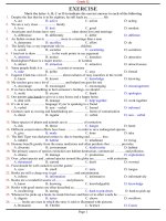 Bài tập trắc nghiệm tiếng anh lớp 12 (with key) 