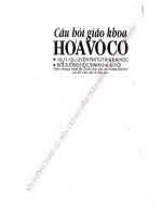 CÂU hỏi GIÁO KHOA hóa vô cơ   NGUYỄN HIỀN HOÀNG