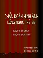 X quang lồng ngực nhi slide 