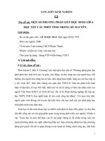 SKKN một số PHƯƠNG PHÁP GIÚP học SINH lớp 6 học tốt các PHÉP TÍNH TRONG số NGUYÊN