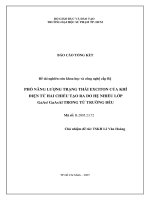 Phổ năng lượng trạng thái exciton của khí điện tử hai chiều tạo ra do hệ nhiều lớp gaas gaasal trong từ trường đều