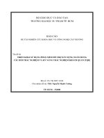 Triển khai sử dụng phần mềm hỗ trợ xây dựng ngân hàng câu hỏi trắc nghiệm và kỹ năng trắc nghiệm khách quan (TQB)