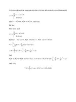 giải bài tập xác suất thống kê
