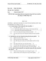 Một số giải pháp nhằm mở rộng thị trường tiêu thụ sản phẩm của công ty TNHH Thép VTS