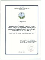 Định lượng đồng thời paracetamol, riboflavin và clorpheniramin maleat trong chế phẩm bằng kĩ thuật sắc ký lỏng hiệu năng cao (HPLC)
