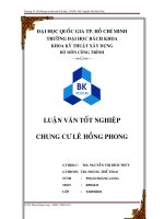 Luận văn tốt nghiệp chung cư lê hồng phong