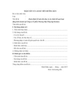 Hoàn thiện kế toán tiêu thụ và xác định kết quả hoạt động kinh doanh tại công ty cổ phần thương mại tổng hợp kontum 