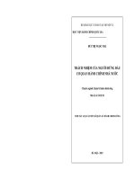 TRÁCH NHIỆM của NGƯỜI ĐỨNG đầu cơ QUAN HÀNH CHÍNH NHÀ nước