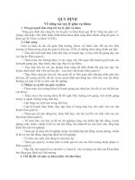 QUY ĐỊNH VỀ CÔNG TÁC TRỢ LÝ GIÁO VỤ KHOA