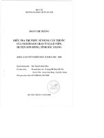 Điều tra tri thức sử dụng cây thuốc của người sán chay ở xã lệ viễn   h  sơn động   t  bắc giang