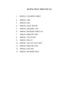 Báo cáo đồ an tốt nghiệp chuyên ngàng điện  điện tử