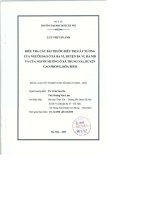 Điều tra các bài thuốc điều trị gãy xương của người dao ở xã ba vì, huyện ba vì, hà nội và của người mường ở xã thung nai, huyện cao phong, hòa bình