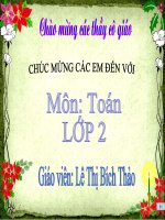 Bài giảng thao giảng bồi dưỡng môn toán lớp 2 bài bảng cộng (19) 