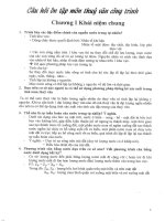 Câu hỏi ôn tập môn thủy văn công trình