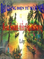 Bài giảng điện tử mầm non lớp Chồi đề tài So sánh chiều rộng của 3 đối tượng
