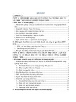 Xây dựng chiến lược kinh doanh của Công ty cổ phần đầu tư và phát triển công nghiệp Thịnh Phát