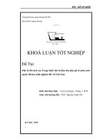 Luận văn một số đối sách của trung quốc khi bị kiện bán phá giá từ phía nước ngoài  bài học kinh nghiệm đối với việt nam 