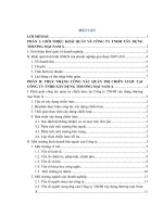 Xây dựng chiến lược kinh doanh tại Công ty TNHH xây dựng thương mại Nam Á