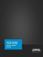 Mẫu lempira powerpoint presentation   blue 