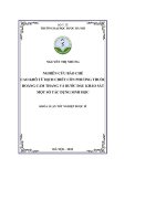 Nghiên cứu bào chế cao khô từ dịch chiết cồn phương thuốc hoàng cầm thang và bước đầu khảo sát một số tác dụng sinh học