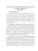 Luận văn: Công tác phát triển kiến thức thông tin cho sinh viên Trường Đại học Sư phạm Hà Nội