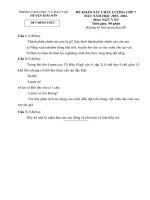 Đề thi khảo sát chất lượng đầu năm lớp 7 môn ngữ văn năm 2015   2016 huyện kim sơn, ninh bình