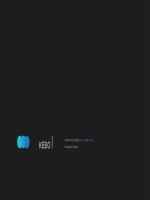 Mẫu kebo powerpoint template blue dark 