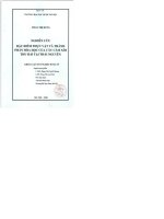 Nghiên cứu đặc điểm thực vật và thành phần hoá học của cây cẩm xôi thu hái tại thái nguyên