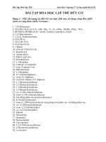 Bài tập hóa học lập thể 2