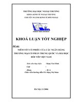 Niêm yết cổ phiếu của các ngân hàng thương mại cổ phần trung quốc và bài học đối với việt nam 