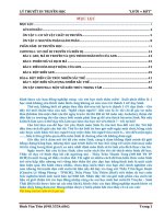 CHUYÊN ĐỀ DI TRUYỀN HỌC