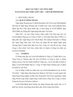 BÁO CÁO THỰC TẬP TỔNG HỢP: NGÂN HÀNG BƯU ĐIỆN - LIENVIETPOSTBANK