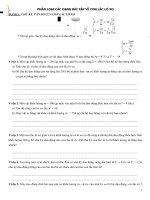 PHÂN LOẠI CÁC DẠNG BÀI TẬP VỀ CON LẮC LÒ XO