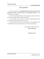 Giải pháp nhằm nâng cao hiệu quả sử dụng vốn kinh doanh tại Công ty TNHH Vật Liệu và xây dựng Khoa Nhung